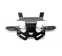 Motorcycle License Plate Bracket For CB125R For CB250R For CB300R Motorcycle Conversion Short Tail Registration Plate Holder With LED License Plate Light Accessory(Black2)