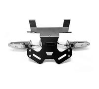 Motorcycle License Plate Bracket For CB125R For CB250R For CB300R Motorcycle Conversion Short Tail Registration Plate Holder With LED License Plate Light Accessory(Clear)