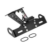Motorcycle License Plate Bracket For CB650F For CBR650F CB For CBR 650F 2014-2018 License Plate Holder LED LightMotorcycle Tail Tidy Fender Eliminator Turn Signal(Black)