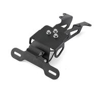Motorcycle License Plate Bracket For MT09 For Tracer 900 9/GT 7GT 700/GT FJ-09 2015-2024 License Plate Holder Motorcycle Tail Tidy Fender Eliminator LED Light(Holder Black)