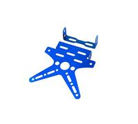 motorcycle License Plate Foldable Bracket Does Not Affect The Handling Performance Of Motorcycle License Plate Holder Bracket Motorcycle Adjustable License Plate Cover(Blue)