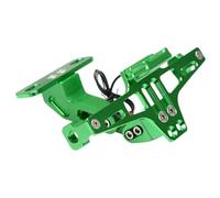 Motorcycle License Plate Frame For Kawasaki For ER6N For ER6F For ER-6N For ER-6F Motorcycle Rear License Plate Bracket Licence Plate Holder Frame Number SGABFDLZ(Green)