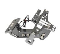Motorcycle License Plate Frame For Kawasaki For ER6N For ER6F For ER-6N For ER-6F Motorcycle Rear License Plate Bracket Licence Plate Holder Frame Number SGABFDLZ(GRAY)