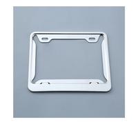 Motorcycle License Plate Frames For Spain Motorcycle License Number Plate Stainless Steel 195 * 188 MM Carbon Fibel Car License Plate Holder Frame License plate holders(A)