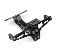 Motorcycle License Plate Holder Compatible With Suzuki For GS500 For SV650 Motorcycle Adjustable Registration License Plate Holder Bracket Motorbike Tail Tidy Adjustable Angle