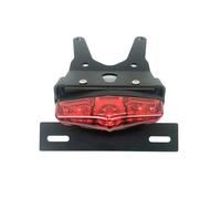 Motorcycle License Plate Holder For CRF250L 2013-2019 CRF LOGO License Vehicle Numbe Plate Holder Frame Door Cover Tail Tidy Fender Eliminator For Led Light(Red)