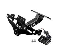 Motorcycle License Plate Holder Motorcycle Accessores For Keeway RKF 125 RKF125 2018-2023 2022 2021 2020 2019 Rear License Plate Mount Holder Turn Signal Lights Motorcycle Fender Eliminator(Black)