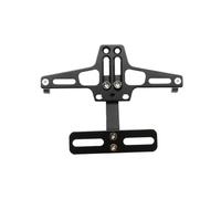 Motorcycle license plate holder Motorcycle License Plate Holder And Icy Roads In Winter, The License Plate Frame Can Prevent The License Plate From Shifting.(Black)