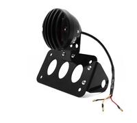 Motorcycle License Plate Holder Motorcycle Side Mount Tail Light W/License Number Plate Bracket For Sportsters For Bobber For Chopper Rear Stop Light Fender Eliminator(1 set)