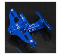 Motorcycle License Plate Holder Mount For Ducati For Monster S4RS S4R S 2006-2008 Adjustable Tail Tidy License Plate Holder With Light(Blue)