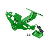Motorcycle License Plate Holder Number Plate Frame Bracket For YAMAHA XJR1300 XJR 1300 2013 2014 2015 2016 Registration Plate Holder(Green)
