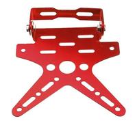 Motorcycle License Plate Holder Universal Aluminum Adjustable Mount Bracket Registration Number Cover Motorbike Parts Motorcycle License Plate Holder