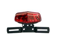 Motorcycle License plate light Vintage Lucas Style LED Tail Light W/License Plate Holder Brake Stop Lamp Taillight For Bike For For Scrambler XS650