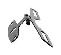 Motorcycle License Plate Rack Universal Motorcycle License Plate Bracket Taillight Fixed Folding Number Plate Frame Holder Light Mount