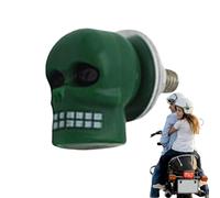 Motorcycle License Plate Screws, Number Plate Screws, Mounting Skull Screws for License Frames, Decorative Screw Caps, Motorcycle Tag Frame Screws for Most Motorcycles