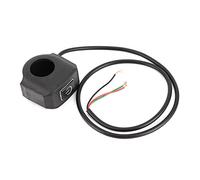 Motorcycle Light Bar Switch 22mm 7/8in Motorcycle Handlebar Light Switch Push Button Waterproof with LED Indicator for Dirt Bike ATV Motorcycle