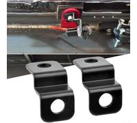 Motorcycle Light Bracket Metal 2pcs Black Motorcycle Light