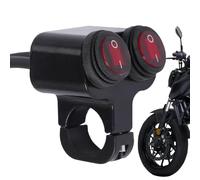 Motorcycle Light Control Button - Easy Installation Anti-Vibration - Handlebar Mount Light Control Damping Button | For Urban Journeys Driving Hiking City Cyc