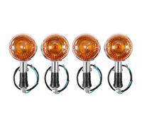 Motorcycle light Motorcycle Turn Signal Light Motorbike Indicator Amber Blinker For Y-AMAHA V-star V-MAX1200 VMAX1200 XVS400 XVS650 XVS 400 XVS1100 All Year(2 Pairs (4 pcs))