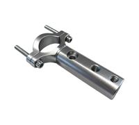 Motorcycle Light Mount, Aluminum Alloy Fixture, Rearview Mirror Extension Holder, Sturdy Frame, Ergonomic Design with Tool-Free Adjustment, Riding Gear for Scooter Commuting Touring