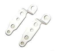 Motorcycle Light Mounting Bracket for Fog Spot Headlight | 2-pack silver brackets, stainless steel build, rust resistant, fits most for bikes, direct replacement
