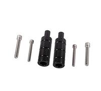 Motorcycle Light Mounting Bracket Kit Universal Auxiliary Accessories for Spotlight Fog Light for Front Fender for Radiator (Black)