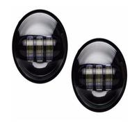 Motorcycle Lights LED 7inch LED Headlight +4.5inch Fog Lights 7"Bracket Mounting Ring Parts For Touring Electra Glide Road King Street Glide Dirt Bike Headlight(Only Fog lamp B)