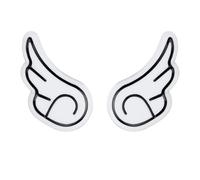 Motorcycle Lights,Motorcycle Wings Double Flash Lights | Shockproof 2-Modes Warning Lighting Flashing Lamp for Safe Driving Night Driving