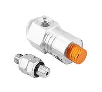 Motorcycle Lock Braking System ABS Screw Brake Caliper Assist System for Enhanced Control Shortened Braking Distance and Reduced Tire Wear Fit for Most Motorcycles and ATVs Silver (66mm)