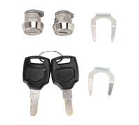 Motorcycle Lock Cylinder Plug Key, Aluminum Alloy 6Pcs Motorcycle Top Box Lock Cylinder Key Kit for 25L 32L 36L 40L 45L 50L 55L 60L 65L 80L 85L 100L Top Case