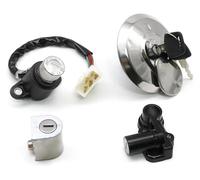 Motorcycle Lock Ignition Set For CBT125 For CBT 125 Motorcycle Ignition Switch Locks Fuel Gas Tank Cap Cover Steering Key Set Motorbike Barrel