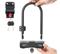 Motorcycle Lock - Robust Anti-Theft U Lock with Key for Bicycle | Bicycle Accessories for Pannier Rack Handlebar Commuting Travel Outdoor Adults Mountain Children Road
