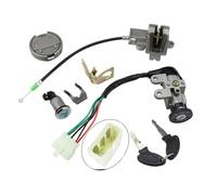 Motorcycle Lock Set Ignition Switch Lock Key Fuel Gas Cap For GY6 50 49cc 50cc For Jonway