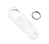 Motorcycle Luck Driving Bell Hooks, Engine Bell Hooks and Split Rings - Key Ring Fits Any Bell - Stainless Steel Motorcycle Easy to Use