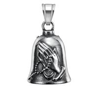 Motorcycle lucky bell, motorcycle lucky bell, praying hand guard lucky bell, vintage pendant biker bell, lucky bell, motorcycle bell, biker guardian for safe driving, EL luck