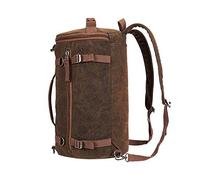 Motorcycle Luggage 35L Motorcycle Seat Saddle Bag Tail Bag Canvas Backpack Motorcycle Accessories For Mens Travel Hiking Climbing Riding Cycling Motorcycle Saddle (Color Name : Camel)