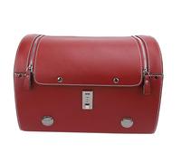 Motorcycle Luggage Bag, 29.5L Motorcycle Tail Bag Quick Release Universal Rear Trunk Luggage with Lock for Scooters Electric Vehicles (Wine red