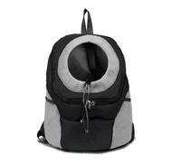 Motorcycle Luggage Bag Hands-Free Dog Motorcycle Carrier Backpack Comfortable Pet Shoulder Bag For Bike Riding & Outdoor Hiking Waterproof All Season(Black,L)