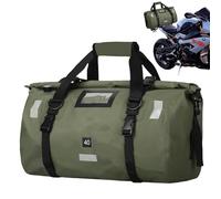 Motorcycle Luggage Bag, Waterproof Reflective Tool Backpack, Motorcycle Bags for the Back Seat with an Adjustable Shoulder Strap, for Motorcycling, Commuting, Camping and Road Trips