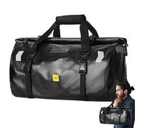 Motorcycle Luggage Bag - Waterproof Travel Backpack,Reflective Motorcycle Rear Seat Bag with Adjustable Shoulder Strap,for Riding Rear Seat Camping Road Trip Luggage Storage Cargo