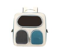 Motorcycle Luggage Bags Large Cat Carrier Lightweight Portable Bag Foldable Outdoor Travel Backpack For Pets Generous Capacity Motorcycles Backpack(Light Blue)
