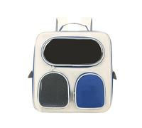 Motorcycle Luggage Bags Large Cat Carrier Lightweight Portable Bag Foldable Outdoor Travel Backpack For Pets Generous Capacity Motorcycles Rear Seat Bag(Dark Blue)