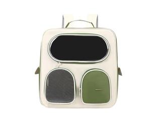 Motorcycle Luggage Bags Large Cat Carrier Lightweight Portable Bag Foldable Outdoor Travel Backpack For Pets Generous Capacity Motorbike Saddle Bag(Green)