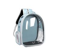 Motorcycle Luggage Bags Transparent Cat Carrying Bags Space Breathable Pet Backpack Portable Puppy Dog Transport Carrier Capsule Bag Pets Motorcycles Rear Seat Bag(Wathet-Without Cover)