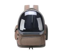 Motorcycle Luggage Bags Transparent Pet Cat Carrier Bag Outdoor Travel Backpack For Cats Small Dogs Breathable Carrying Supplies Motorcycles Rear Seat Bag(Kaki)