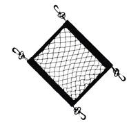 Motorcycle Luggage Net - Motorcycle Net | Safe Luggage Net | Highly Elastic Polyester Cargo Net with 4 Adjustable Hooks, 360 Degree Rotating Luggage Storage Accessories