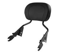 Motorcycle Luggage Rack Backrest Motorcycle Sissy Bar Passenger Backrest Pad For Touring Street Glide Road 2009-2024 Upright Black