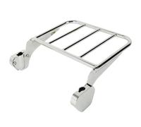 Motorcycle Luggage Rack Compatible With Touring Road King Street Road FLHX Models 1997 To 2008(Chrome)