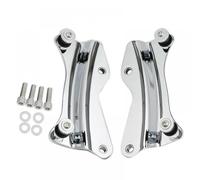 Motorcycle Luggage Rack Docking Hardware Kit 2 Pack Mount Compatible With Touring Models Like Road King Road Street 2014 To 2022(Hardware Chrome)