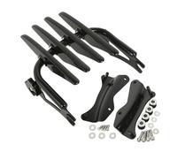 Motorcycle Luggage Rack For Touring For Road For King For Street For Glide 2014-2024 Motorcycle Accessories Detachable Luggage Rack 4 Point Docking(Black (2014-2024))
